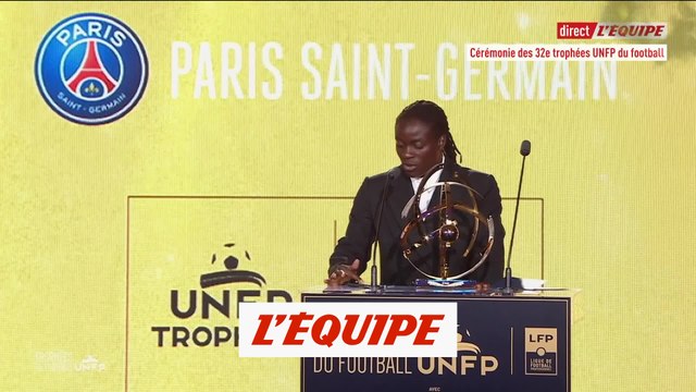 Tabitha Chawinga (PSG) élue meilleure joueuse de la saison en D1 Arkema - Foot - Trophées UNFP