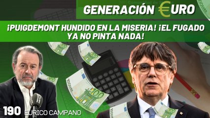 ¡Puigdemont hundido en la miseria! ¡El fugado ya no pinta nada!