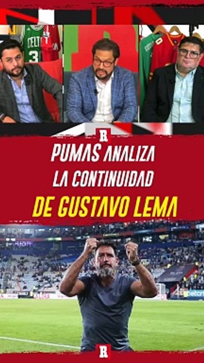 PUMAS ANALIZA CONTINUIDAD DE GUSTAVO LEMA; YA SONDEÓ A MEMO VÁZQUEZ