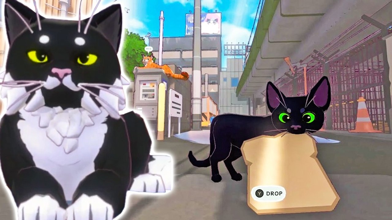 Fünf minuten lang sorgen wir als katze in little kitty, big city für chaos