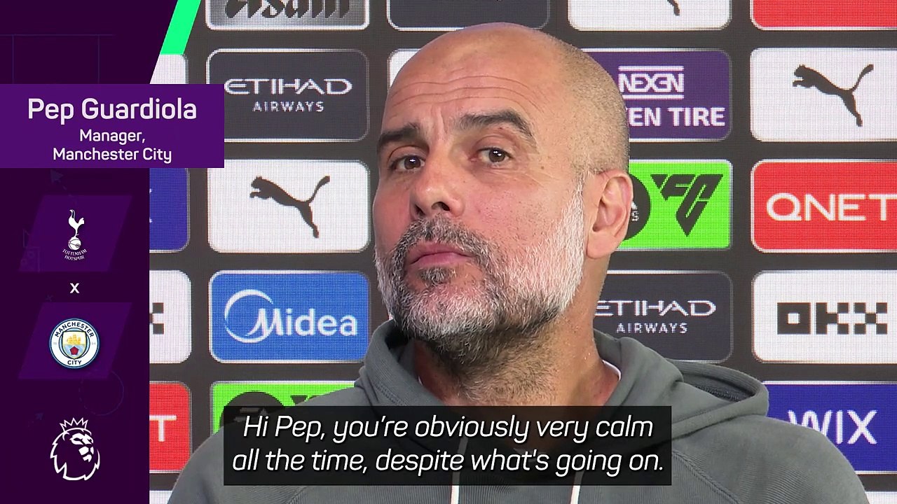 Guardiola baffled by 'squeaky bum time'