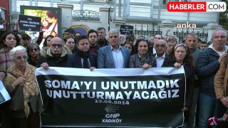 CHP Kadıköy İlçe Örgütü, Soma Maden Faciasını Anma Açıklaması Yaptı