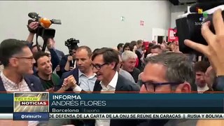 Socialistas ganan en Cataluña, pero deberán pactar para formar gobierno