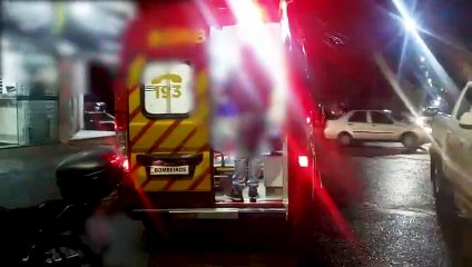 Ciclista fica ferida ao ser atingida por carro no São Cristóvão