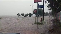 Nível do Rio Guaíba volta a subir com as fortes chuvas em Porto Alegre/RS