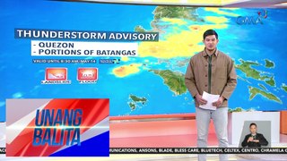 Thunderstorm advisory, nakataas sa ilang bahagi ng CALABARZON - Weather update today as of 7:25 a.m. (May 14, 2024) | UB