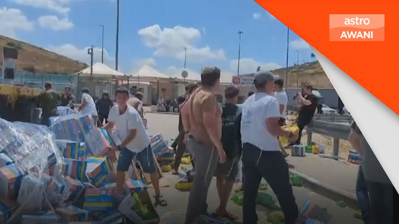 Warga Israel punggah, selerak bantuan untuk Gaza