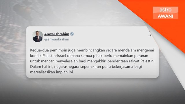 Malaysia, Qatar komited bincang secara mendalam konflik Palestin-Israel