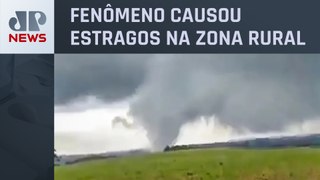 Cidade gaúcha de Gentil enfrenta tornado