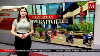 En Puebla, hombre amenaza con disparar en Plaza Centro Mayor; autoridades lograron detenerlo