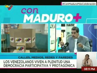Pdte. Maduro: El renacimiento democrático no viene de EE.UU. ellos no son referencia de democracia