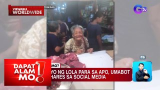 Lola sa Bulacan, nanlilimos para sa graduation pictures ng kanyang apo | Dapat Alam Mo!