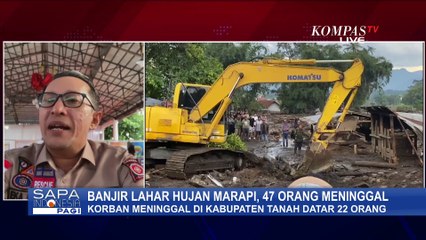 [FULL] Bupati Tanah Datar Ungkap Kendala Evakuasi Imbas Banjir Bandang Sumbar
