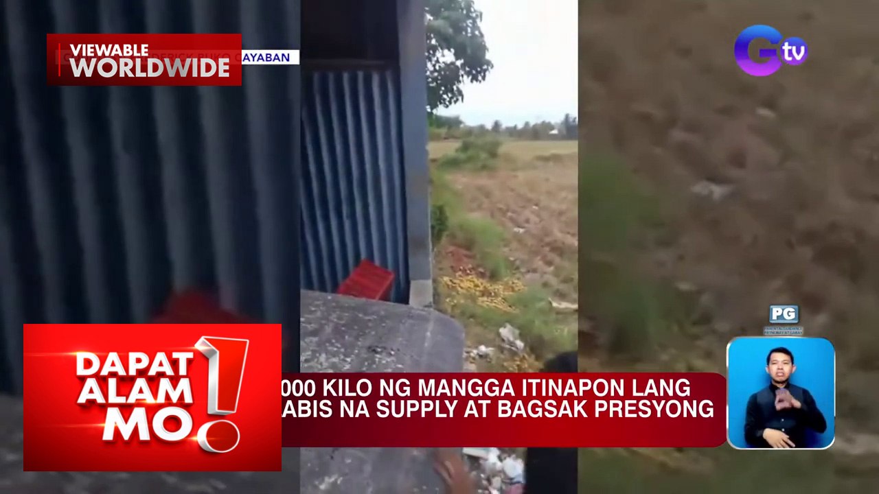 Oil price rollback; Mga mangga sa Isabela, itinatapon na lang (May 13, 2024) | Dapat Alam Mo!