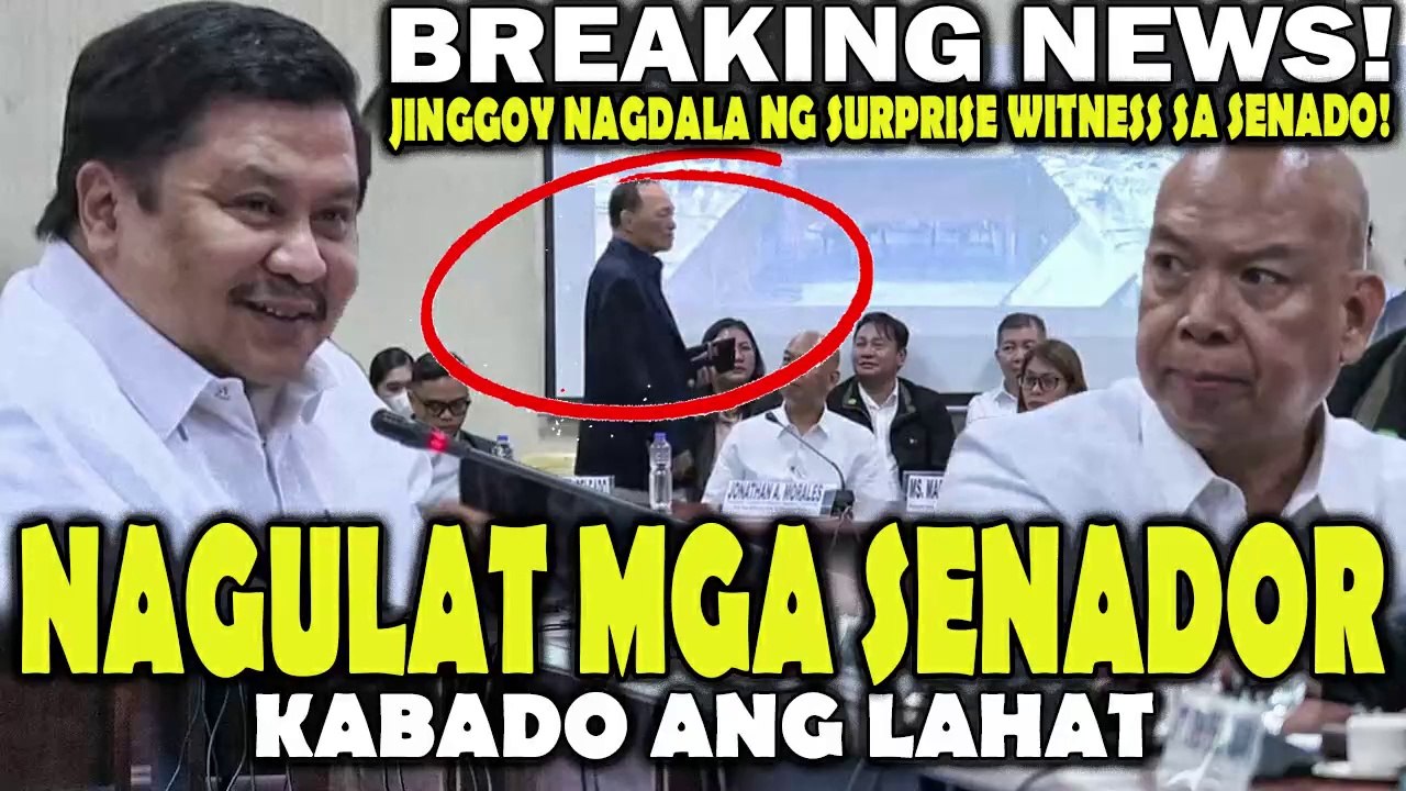 JUST NOW! Jinggoy nagdala ng Surprise Witness sa Senado! Morales KABADO!