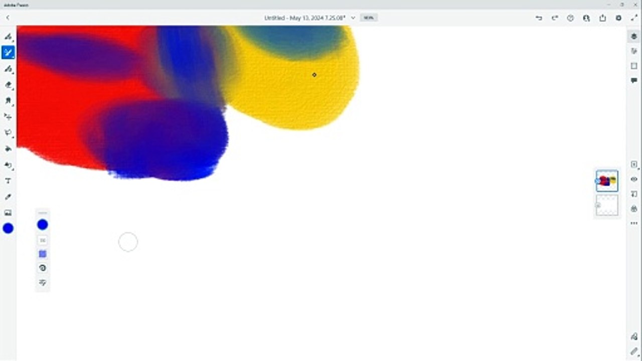 Adobe Fresco Course Section 7 Oil Colour Live Brushes