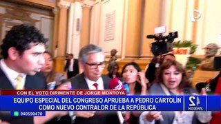 Pedro Cartolín: Congreso aprueba propuesta del Ejecutivo para que sea nuevo contralor