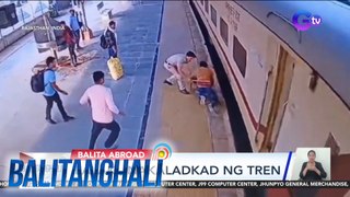 Lalaki, nakaladkad ng tren sa India | BT