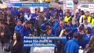 Romanian workers demand lower taxation