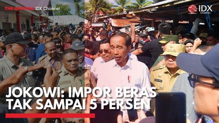 Jokowi: Impor Beras tak Sampai 5 Persen