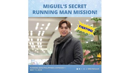 Running Man Philippines 2: Miguel's secret Running Man mission! (Episode 1)