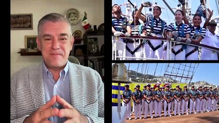 Ha zarpado el Buque Escuela Cuauhtémoc en Acapulco, Guerrero | Cadena de Mando