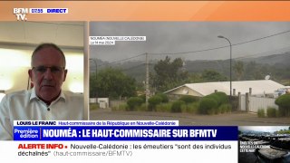 Nouméa: Louis Le Franc, haut-commissaire de la République en Nouvelle-Calédonie, indique que des gendarmes sont victimes de 
