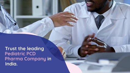 Best Pediatric PCD Pharma Company in India
