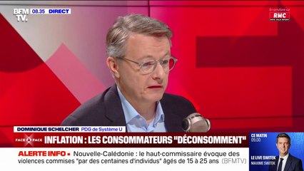 Dominique Schelcher, PDG de Système U: "Il y a des signes de déconsommation"