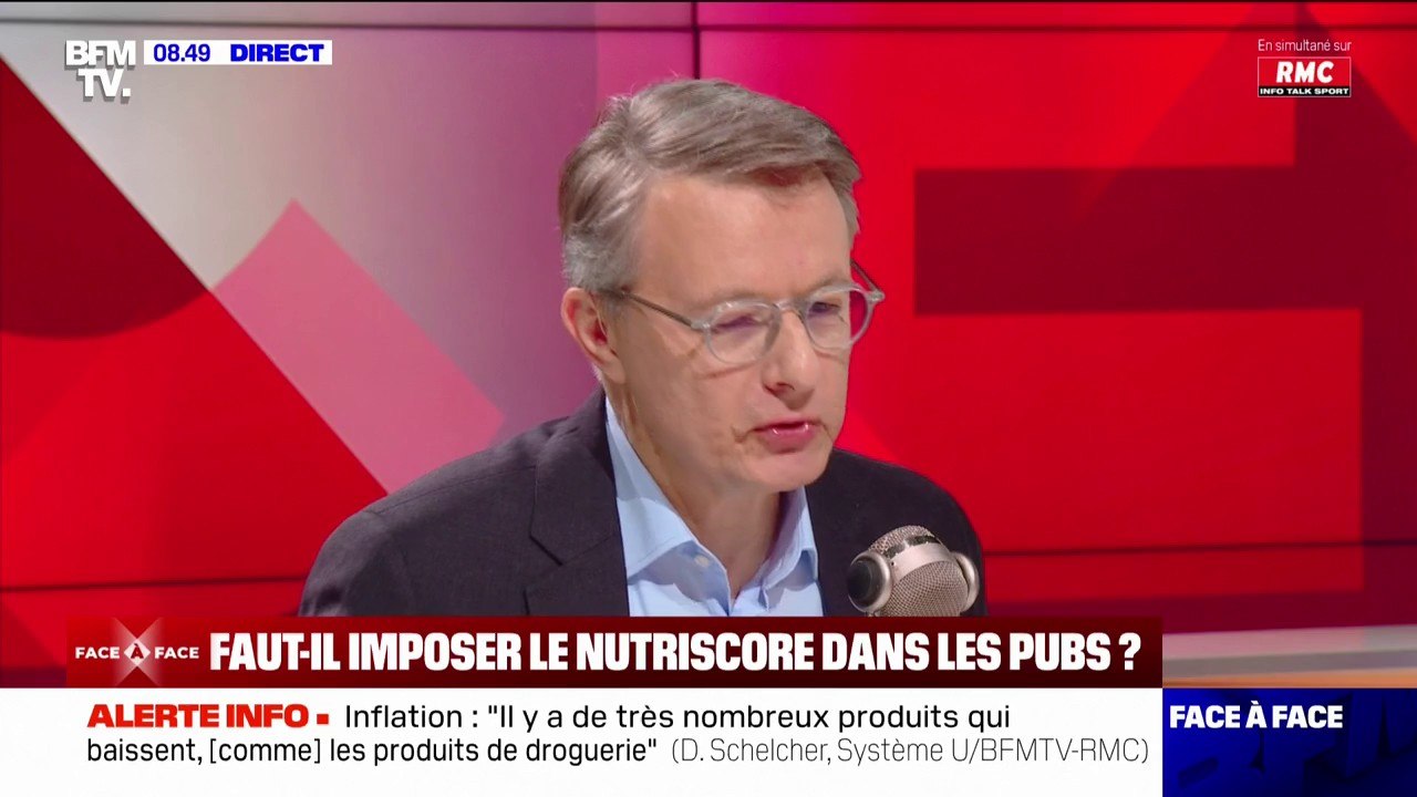 Dominique Schelcher déclare que "pour avoir un nutriscore meilleur", Système U s'est "obligé à revoir la recette" de certains de ses produits