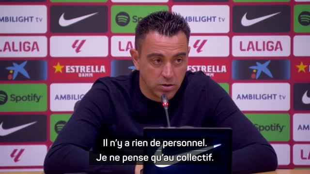 Barça - Xavi comprend la colère de Lewandowski après son remplacement