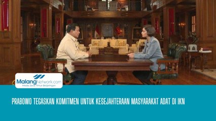 Prabowo Tegaskan Komitmen Untuk Kesejahteraan Masyarakat Adat di IKN