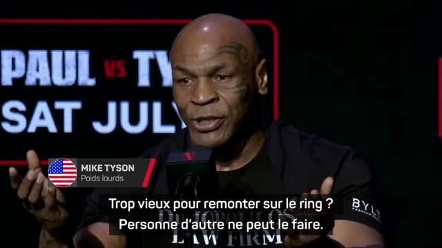Poids lourds - Tyson : Trop vieux pour remonter sur le ring ? Personne d'autre ne peut le faire