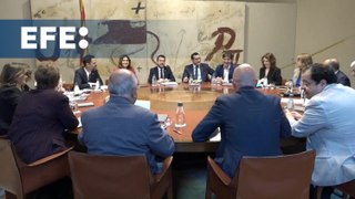 Primera reunión del Gobierno Aragonès tras el varapalo de ERC el 12M