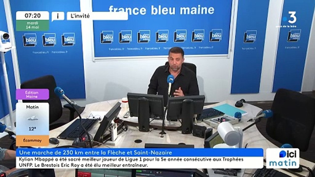 Un périple de 230 km pour la bonne cause par un Fléchois jusqu'à St-Nazaire !