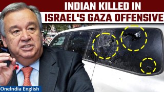 Gaza war: Indian working with UN killed as vehicle comes under attack in Rafah | Oneindia