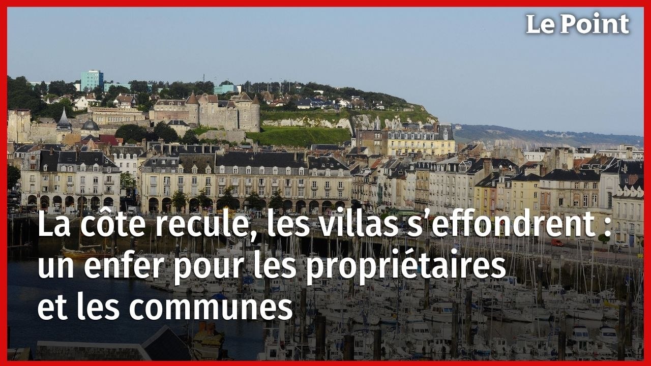 La côte recule, les villas s’effondrent : un enfer pour les propriétaires et les communes