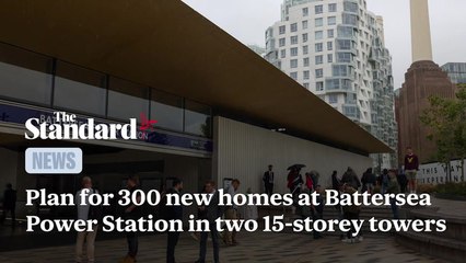 Plan for 300 new homes at Battersea Power Station in two 15-storey towers