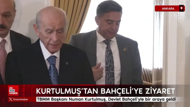 Numan Kurtulmuş, Devlet Bahçeli'yle bir araya geldi