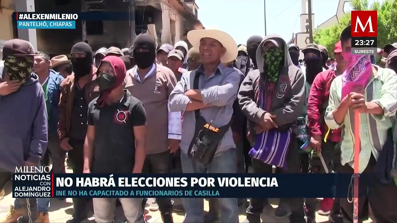 Violencia amenaza derecho al voto en Pantelhó,...