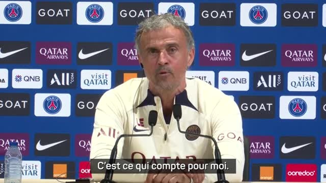 PSG - Luis Enrique : "Ce qui m'importe, c'est de savoir qui veut se battre pour ces couleurs"