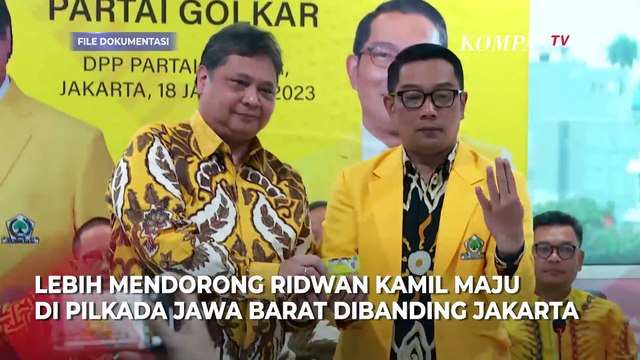 Bukan ke Pilkada Jakarta, Golkar Calonkan Ridwan Kamil ke Pilkada Jabar
