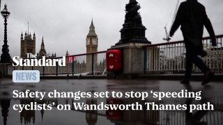 Safety changes set to stop 'speeding cyclists' on Wandsworth Thames path