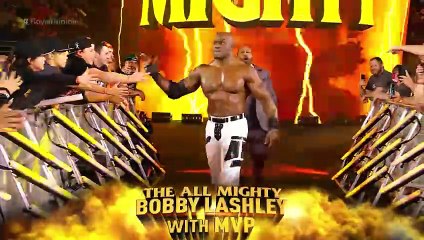 Bobby Lashley with MVP Entrance Royal Rumble 2022