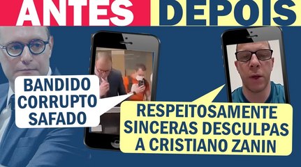 CONFIRA: BOLSONARISTA QUE OFENDEU ZANIN TEVE QUE FAZER  RETRATAÇÃO PÚBLICA | Cortes 247