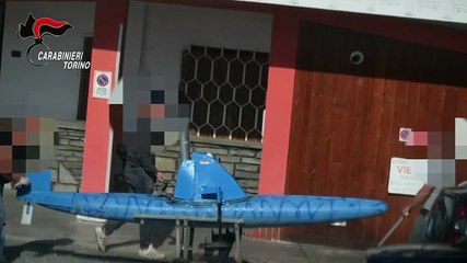 Torino, collaudavano un sommergibile radiocomandato per trasportare la droga: arrestati