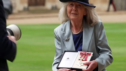 Dame Jilly Cooper tells King: ‘You’ve got to stay well’