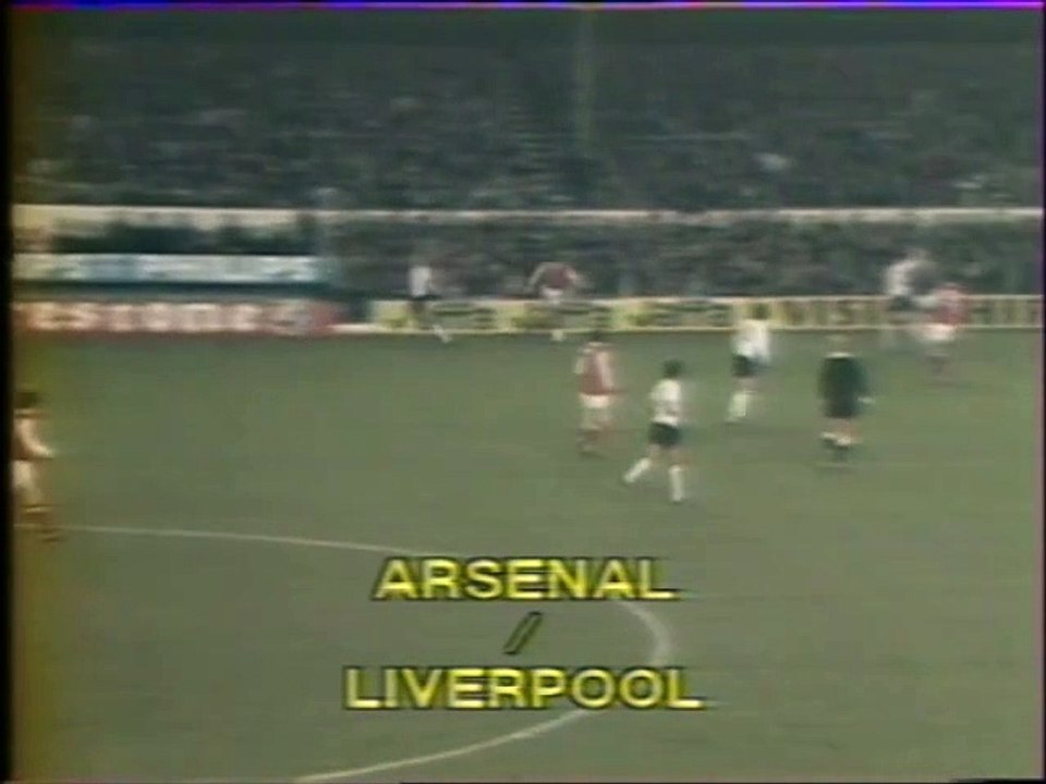 ARSENAL  - LIVERPOOL   - 1978 - SAISON  1978/1979 -