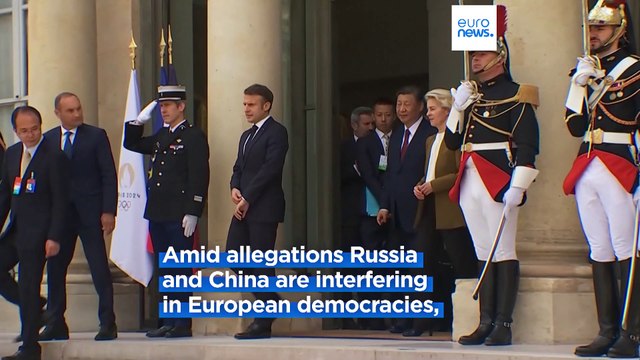 Von der Leyen pitches plan to shield EU from foreign interference if re-elected