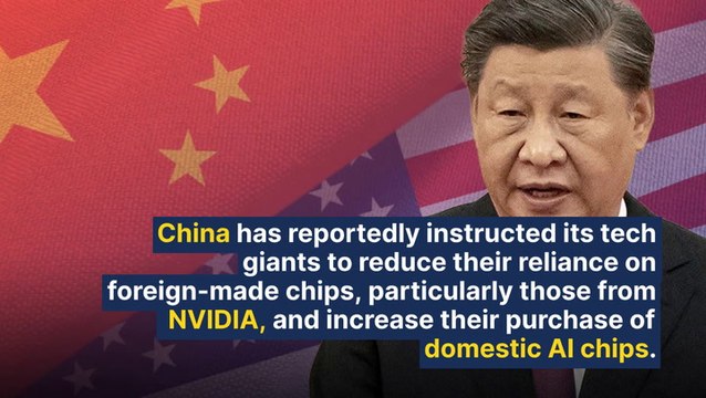 China Urges Tech Giants To Shift Away From Nvidia And Other Foreign Chip Makers, Boost Domestic AI Chip Purchases: Report